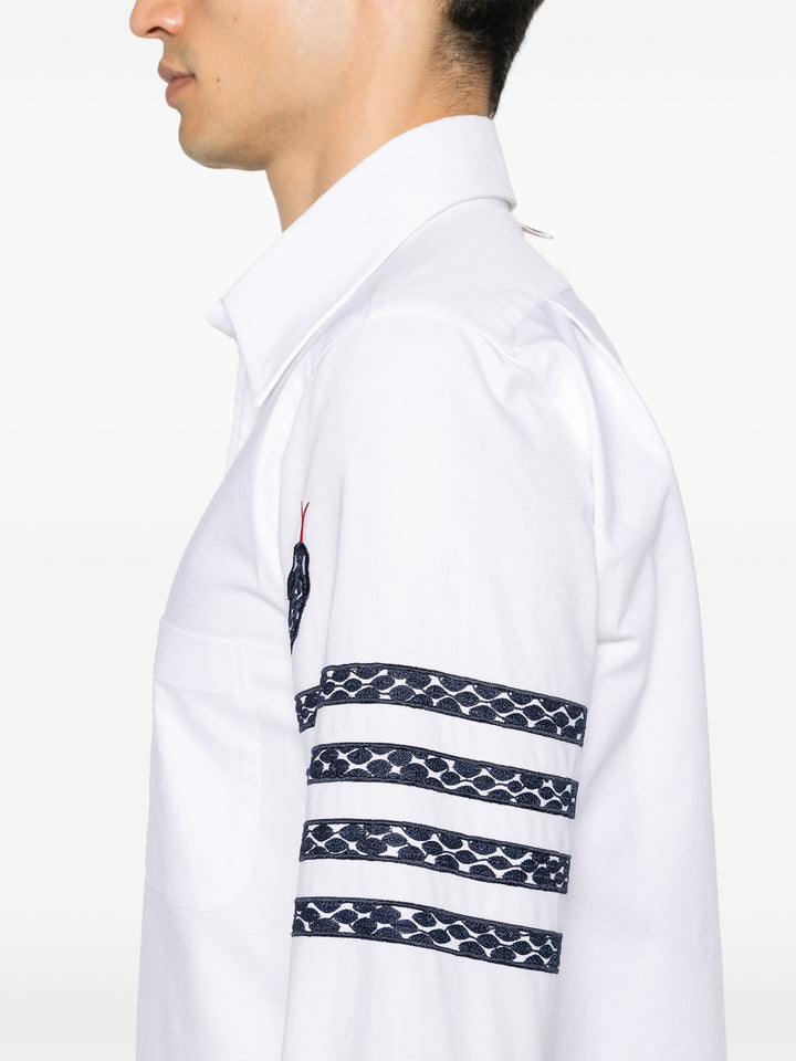 Lunar New Year Straight Fit Broad Pocket Shirt Men Men