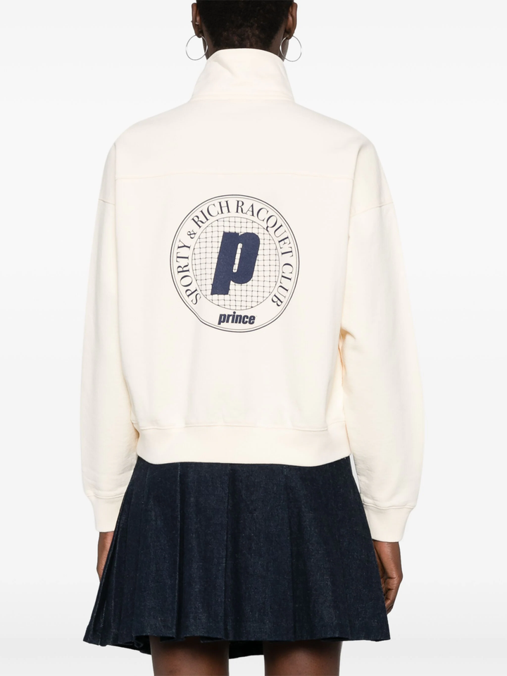 Net Quarter Zip Sweater