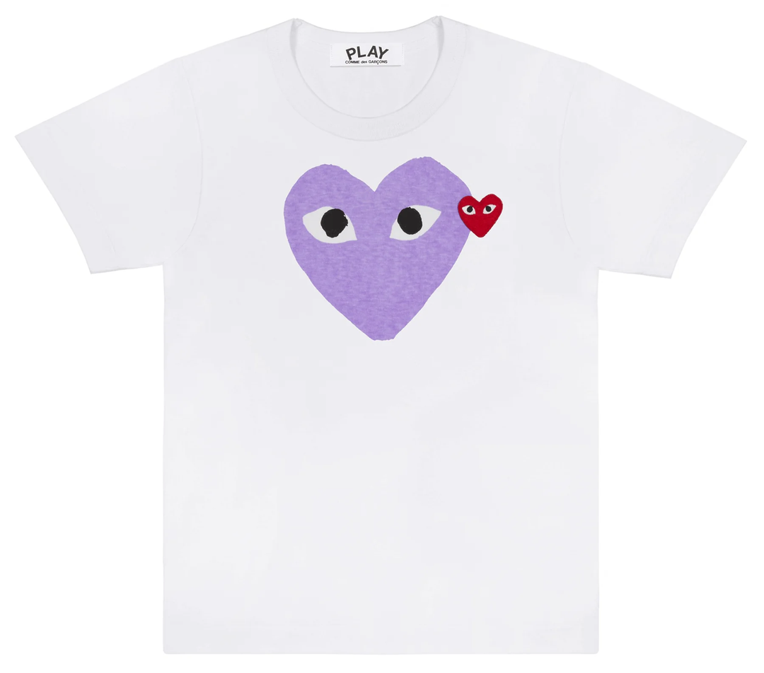 Purple Heart Red Emb Tee Women