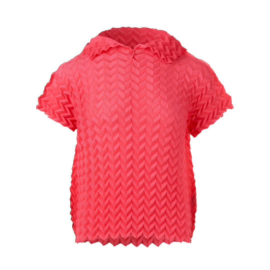 Zig Zag Pleats Top