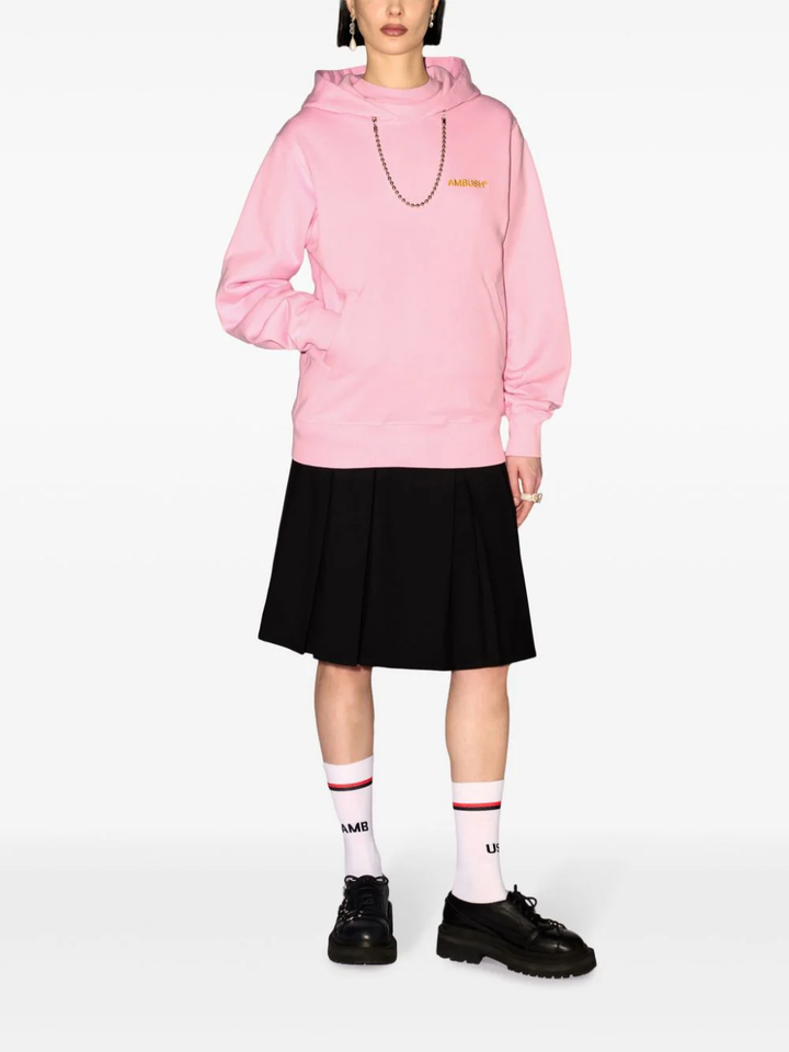 Áo hoodie Ballchain màu tím nhạt