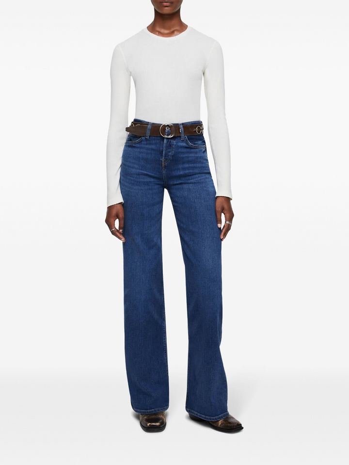 Jeans 70S cạp cao siêu rộng