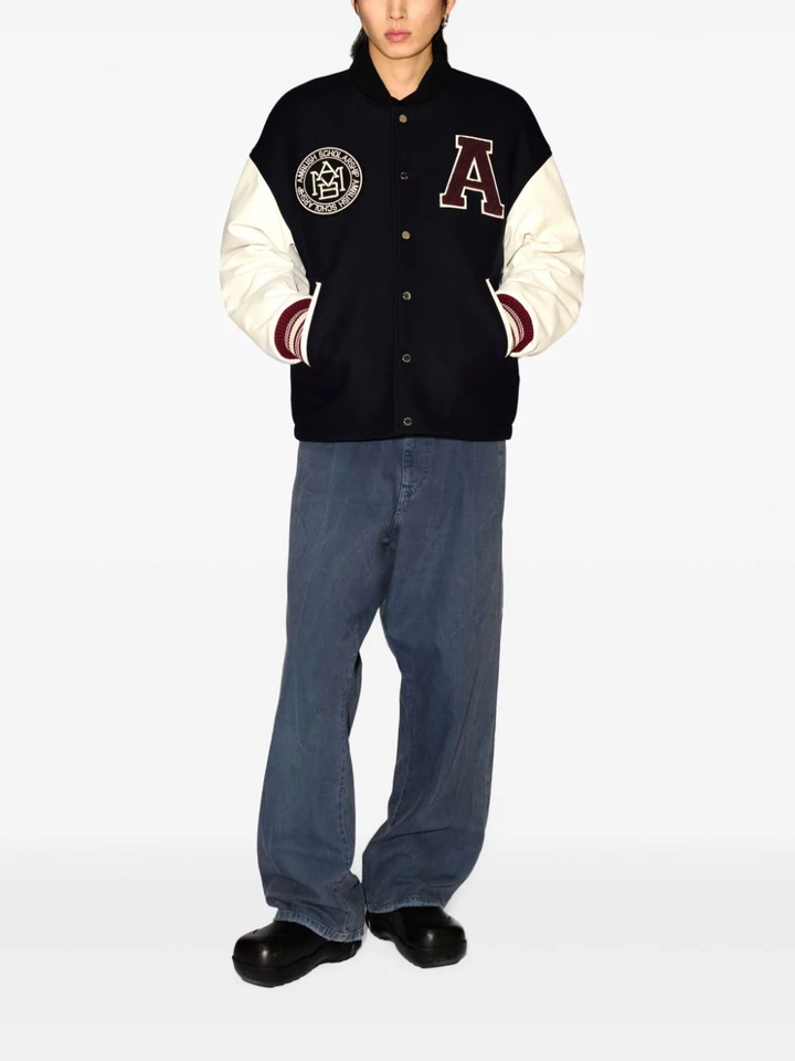 Áo khoác Stadium màu xanh navy