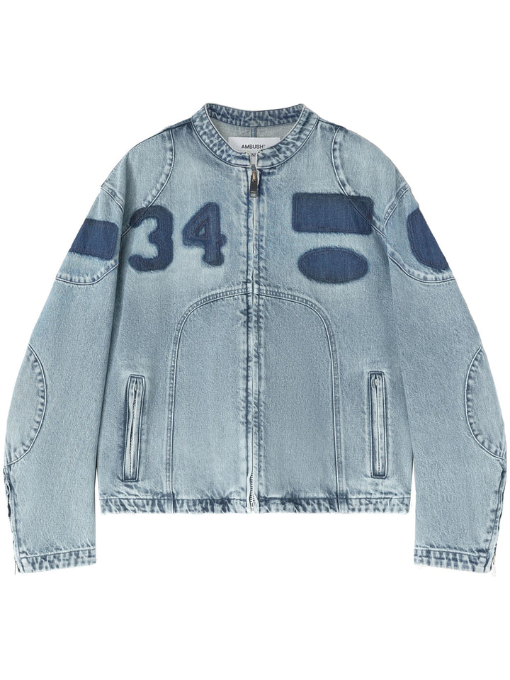 Áo khoác Denim Rider Xanh Vintage