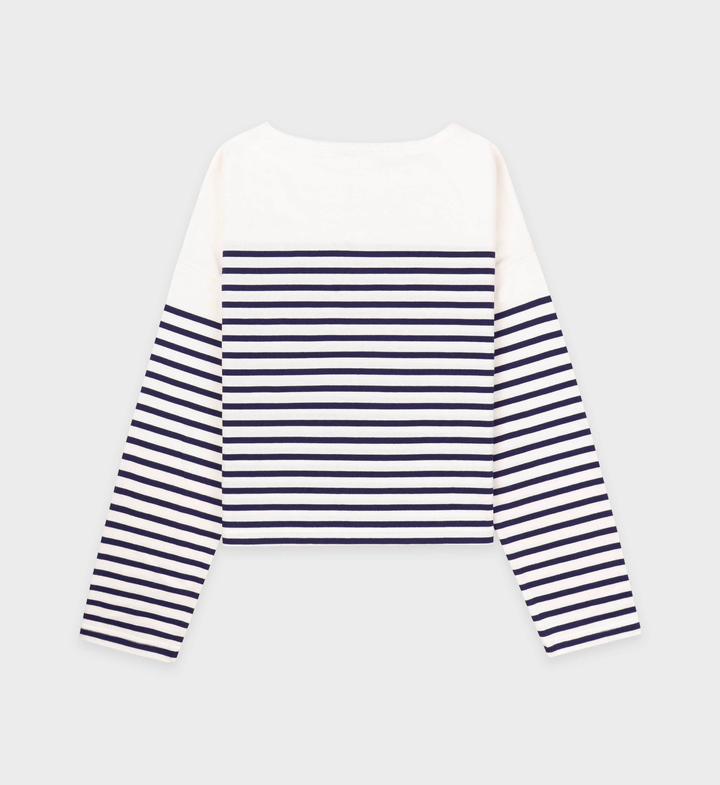 Áo len Mariniere Logo Serif