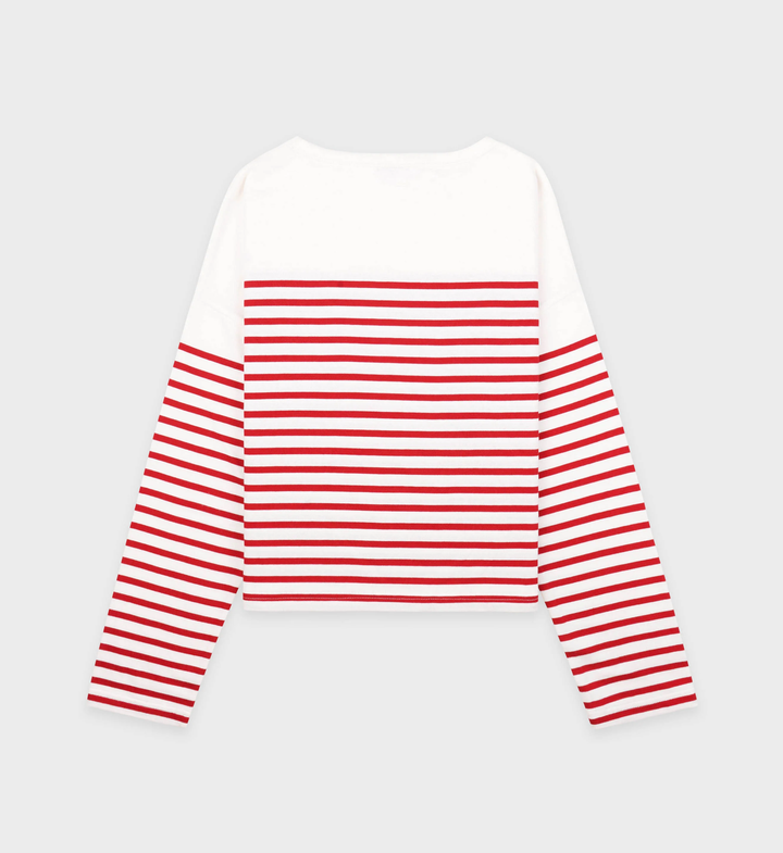 Áo len Mariniere Logo Serif