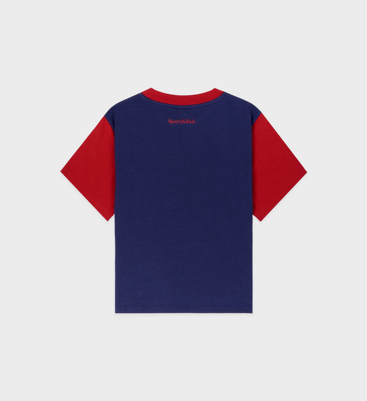 Áo phông cắt ngắn màu sắc Wellness Club