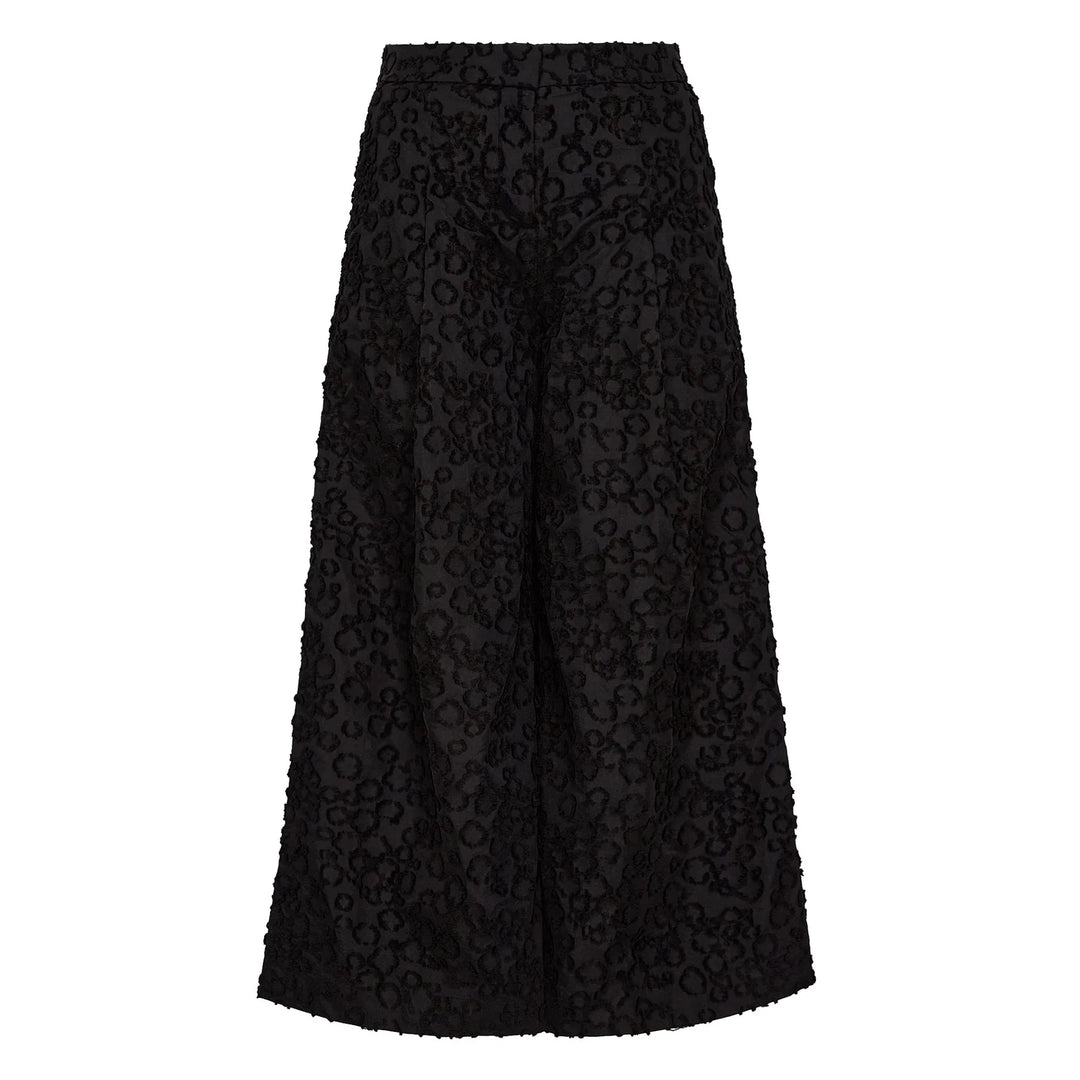 Quần ống rộng cắt ngắn bằng cotton nylon