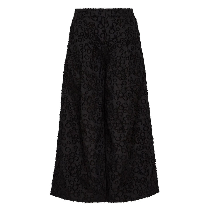 Quần ống rộng cắt ngắn bằng cotton nylon