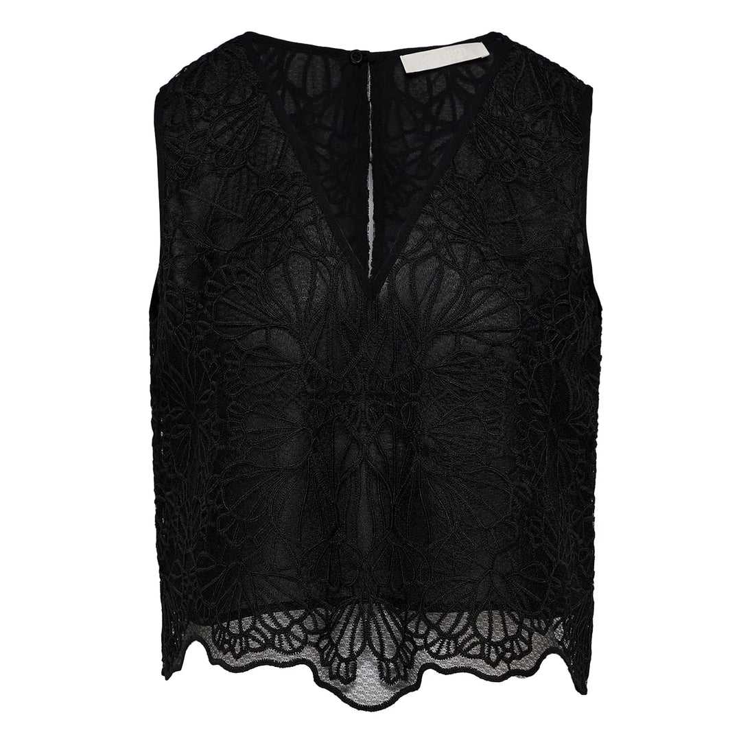 Áo Cropped Ren Thêu