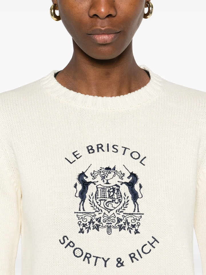 Áo len đan Bristol Crest