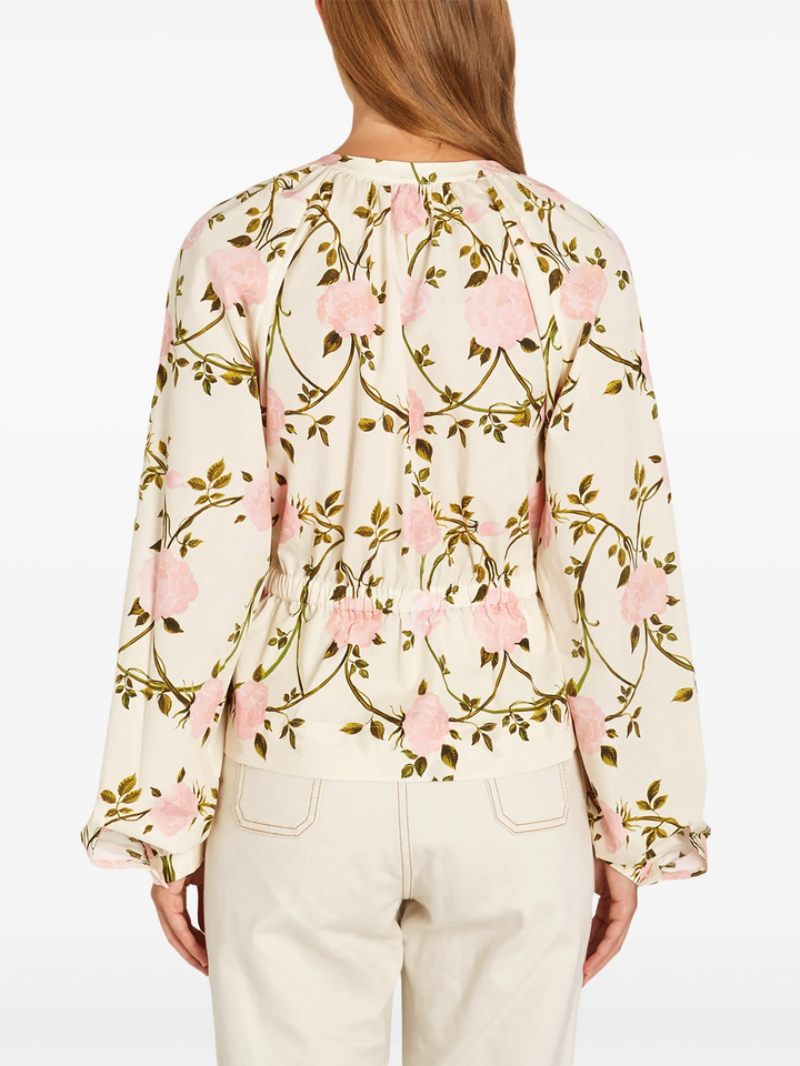 Áo Top In Họa Tiết Popeline