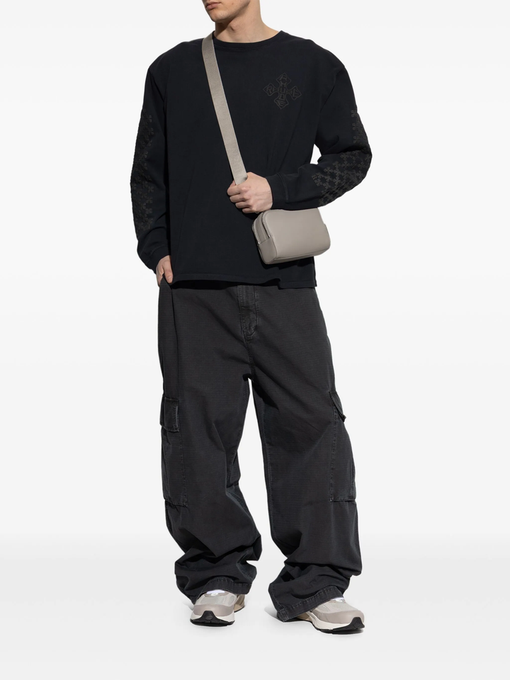 Áo thun dài tay Rhude Cross Logo