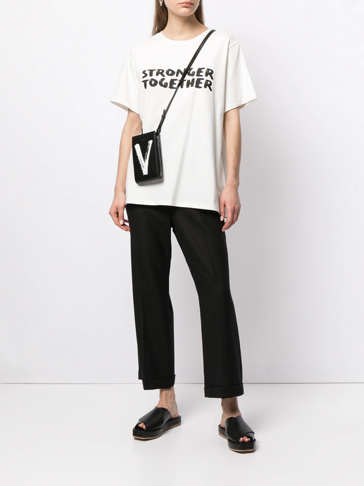 Áo thun cổ tròn tay ngắn Cut&Sew