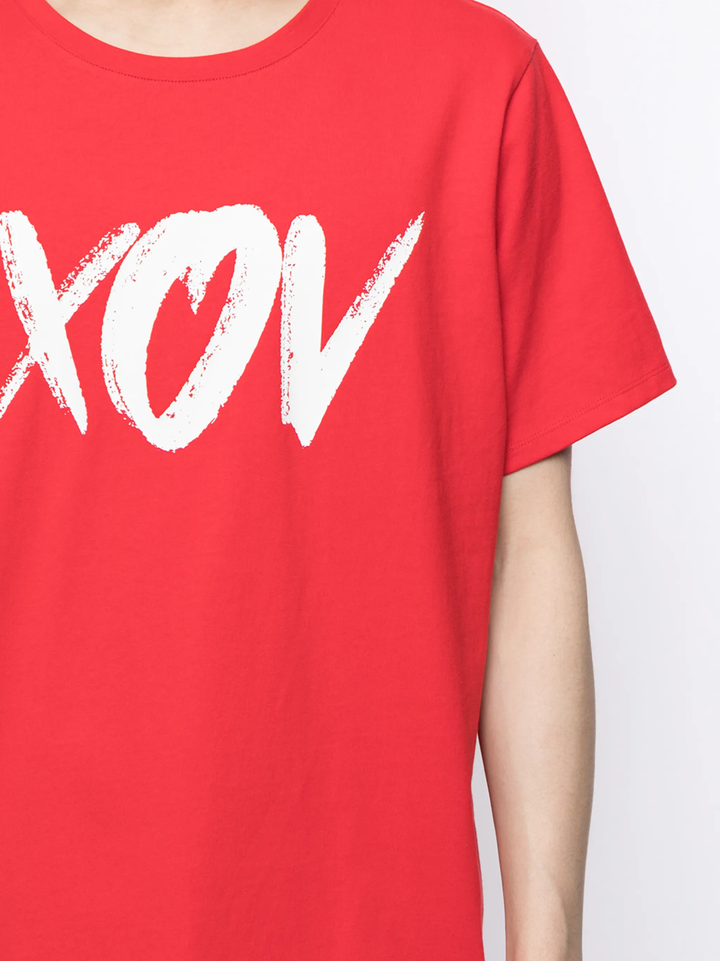 Áo thun cổ tròn tay ngắn Cut&Sew