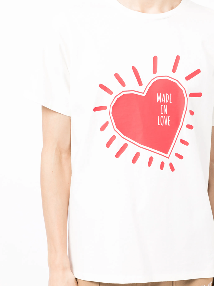 Áo thun cổ tròn tay ngắn Cut&Sew