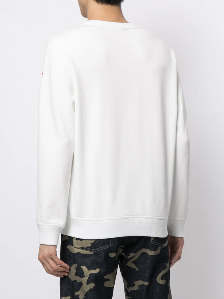 Áo sweatshirt dài tay cổ tròn Cut&Sew