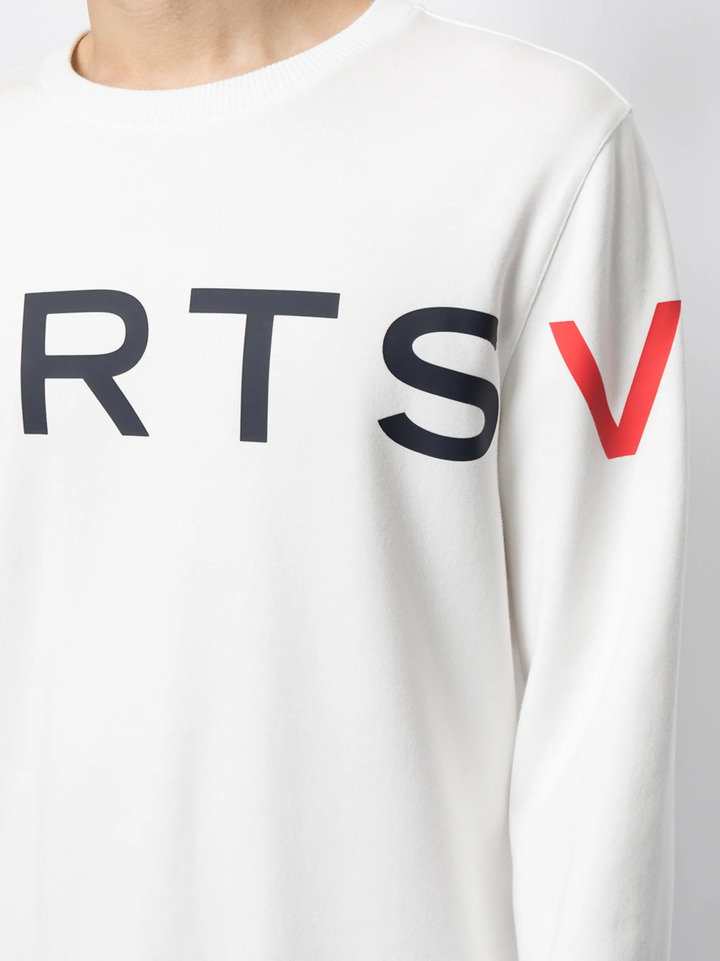 Áo sweatshirt dài tay cổ tròn Cut&Sew