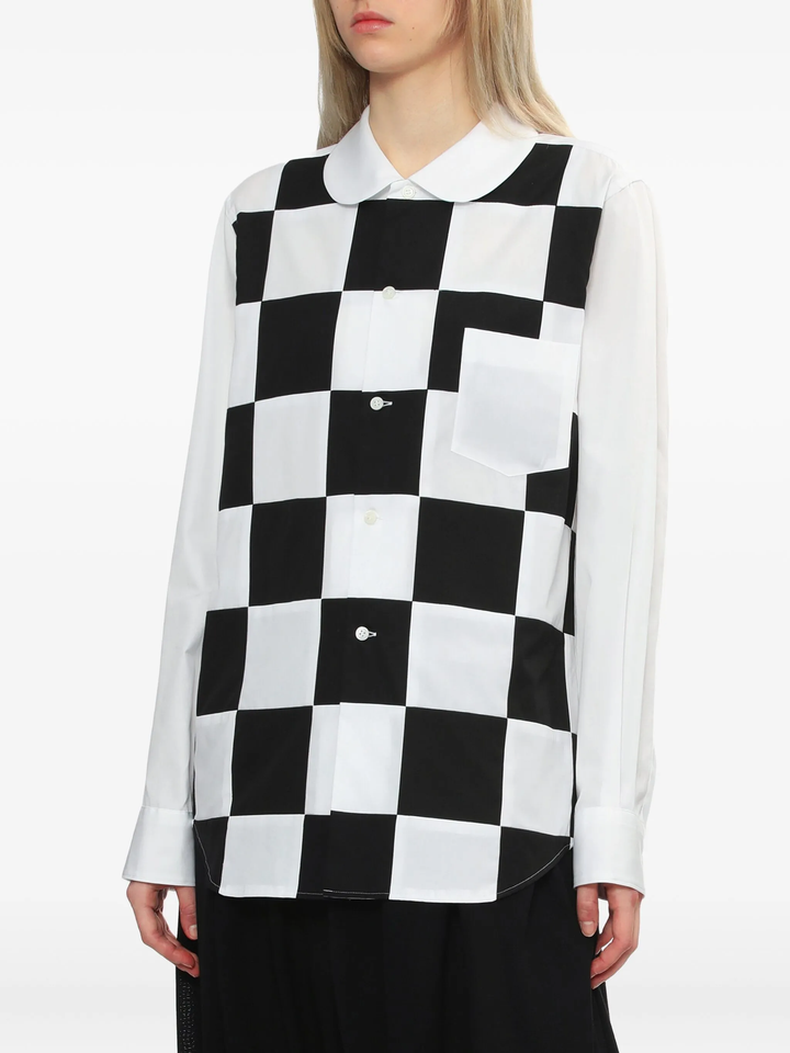 قميص قطن عريض