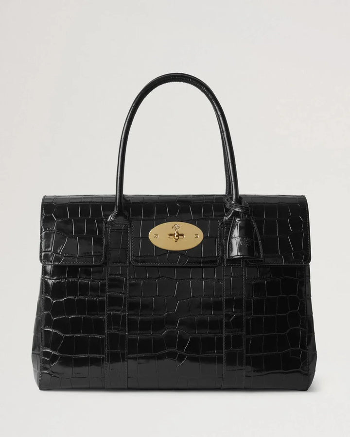 Bayswater Đen Bóng Nhỏ Croc