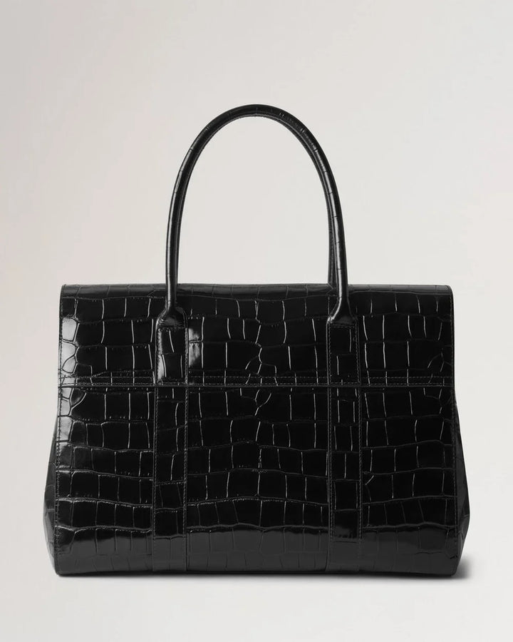 Bayswater Đen Bóng Nhỏ Croc