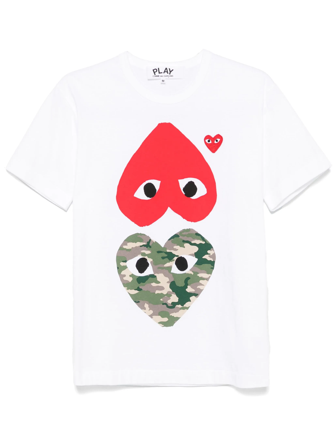 Camo Bottom Heart Short Sleeve Tee Unisex