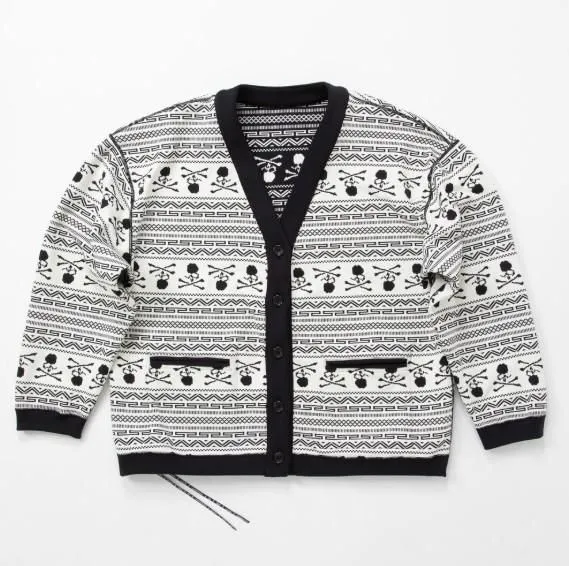 Áo khoác cardigan dệt hai mặt