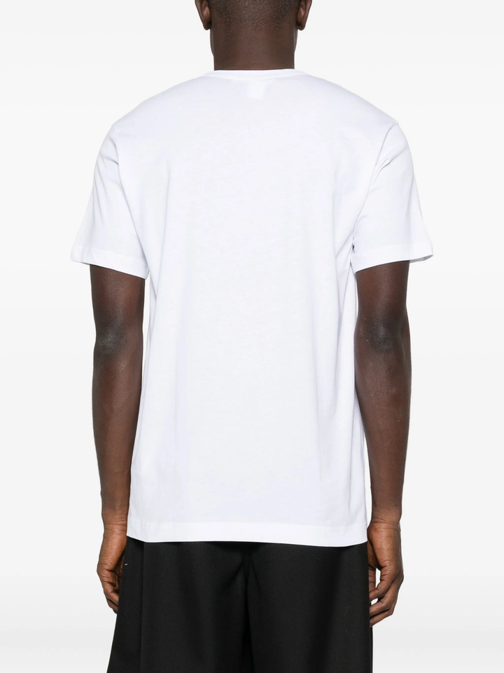 Áo thun cotton poplin trơn in họa tiết