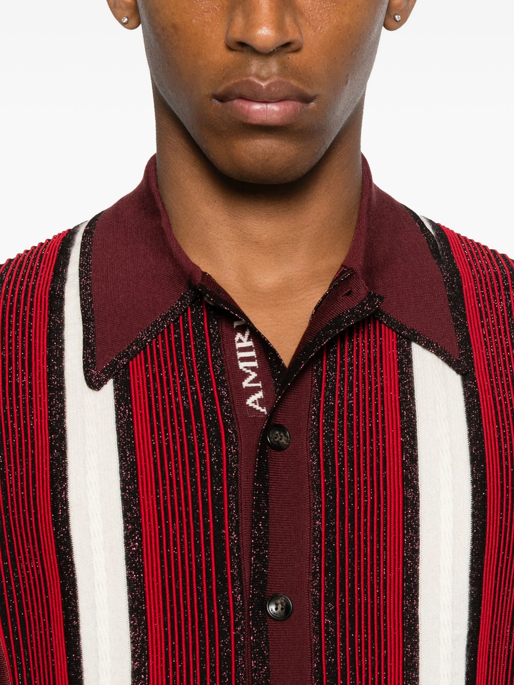 Áo sơ mi sọc trang trí