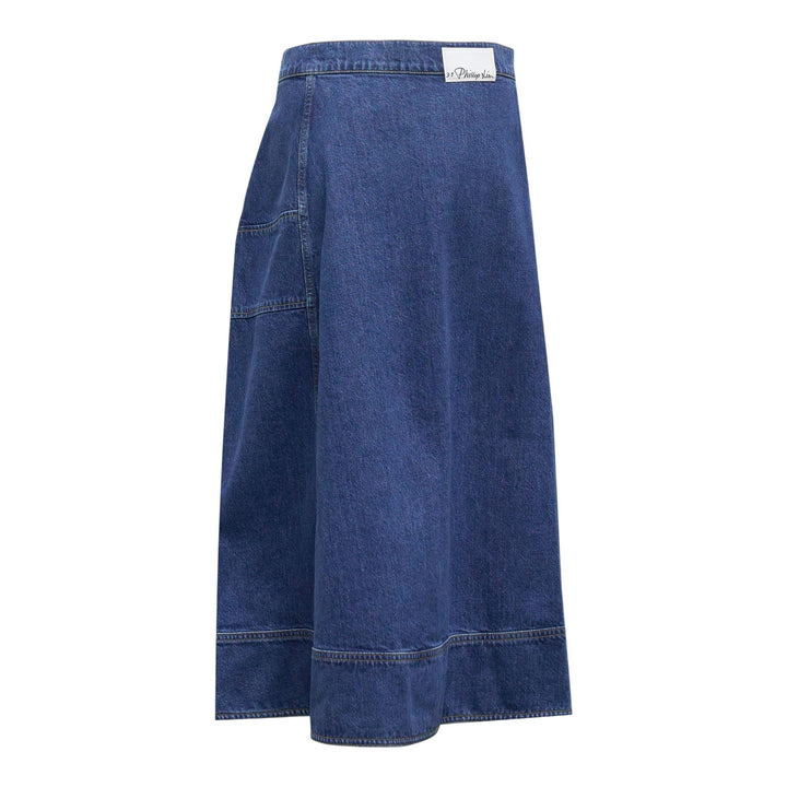 Club21 - 3.1 Phillip Lim - Denim Wrap Skirt - SKIRTS - Denim