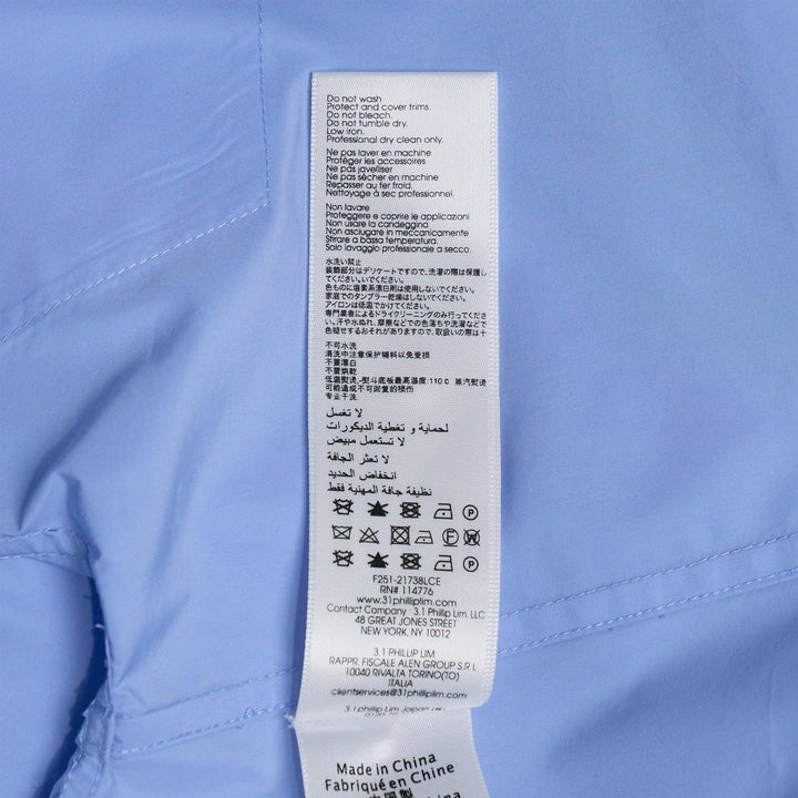 Club21 - 3.1 Phillip Lim - Embellished Collar Long Sleeve Shirt - BLOUSES - Blue