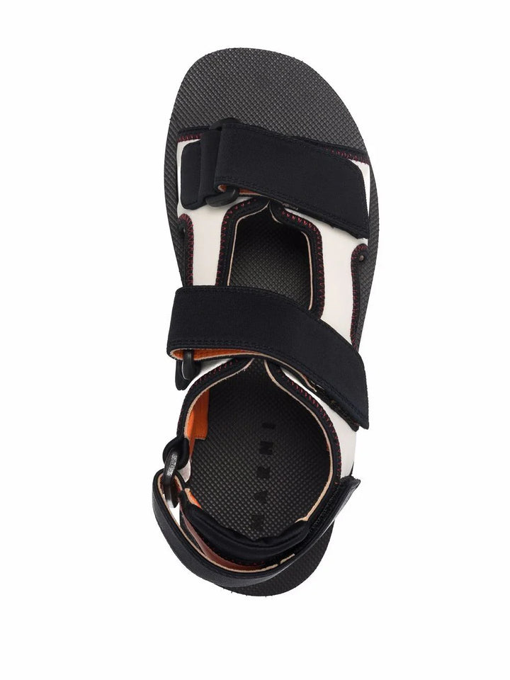 Sandal Wedge Velcro Chất Liệu Scuba