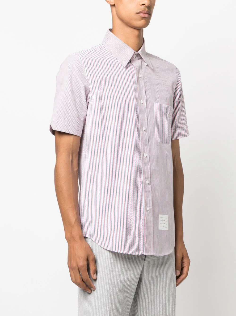 Straight Fit Button Down Shirt