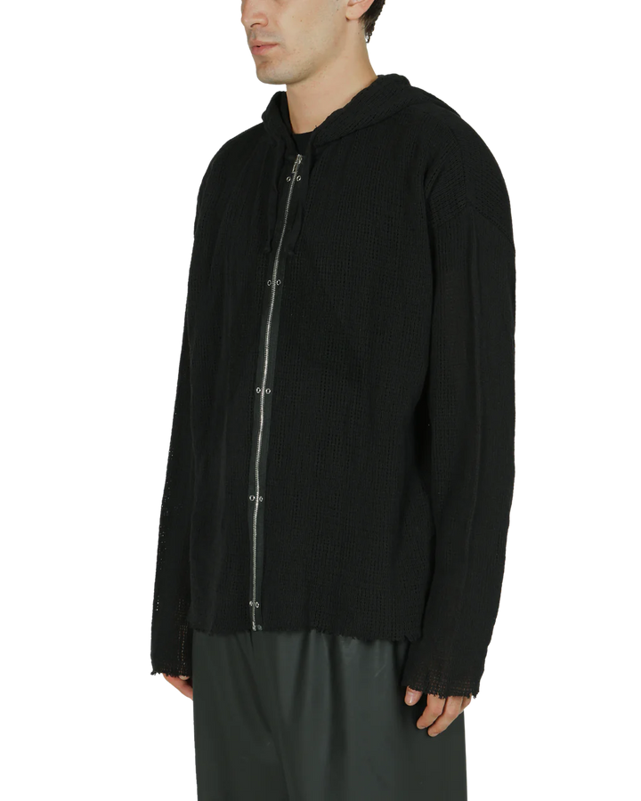 Áo thun lưới có mũ tay dài