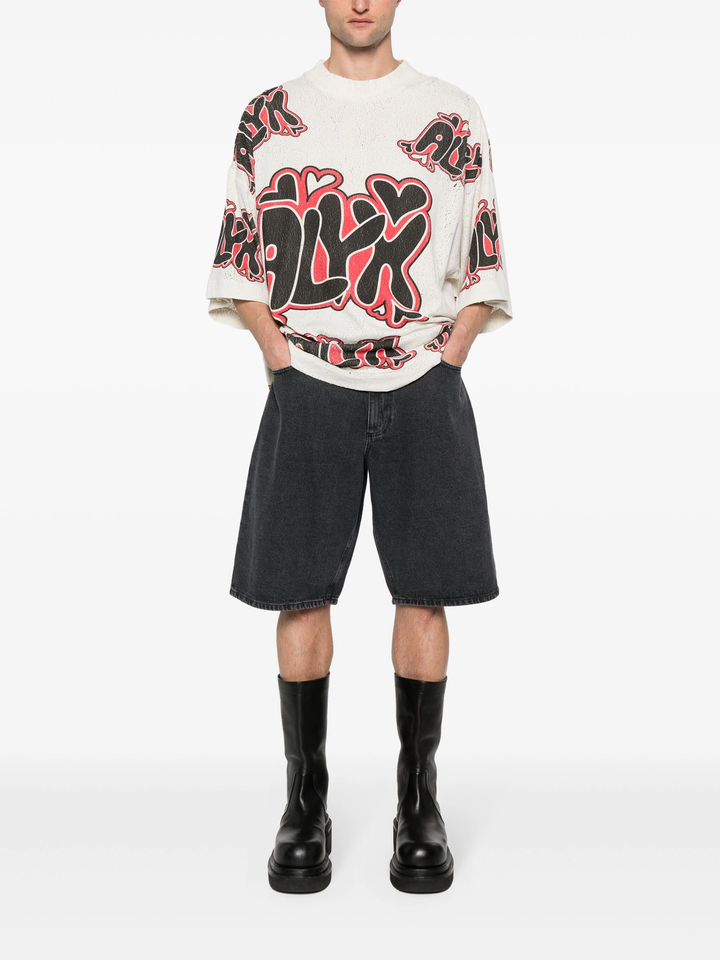 Quần shorts thợ mộc rách nét