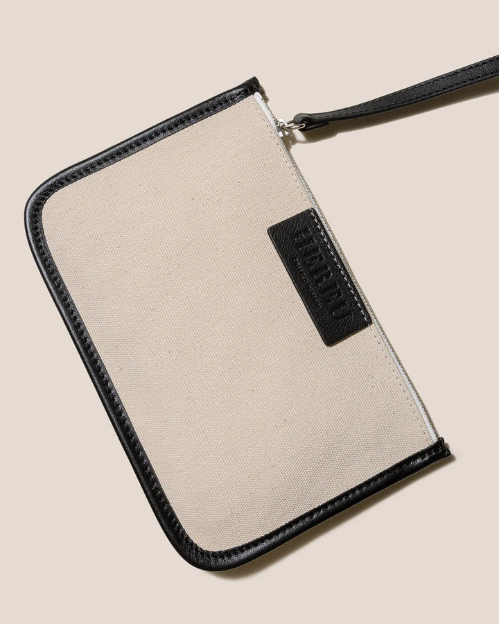 Calella 雙色皮革飾邊托特包