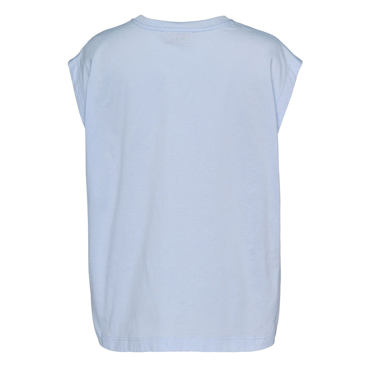 Áo thun cổ tròn không tay