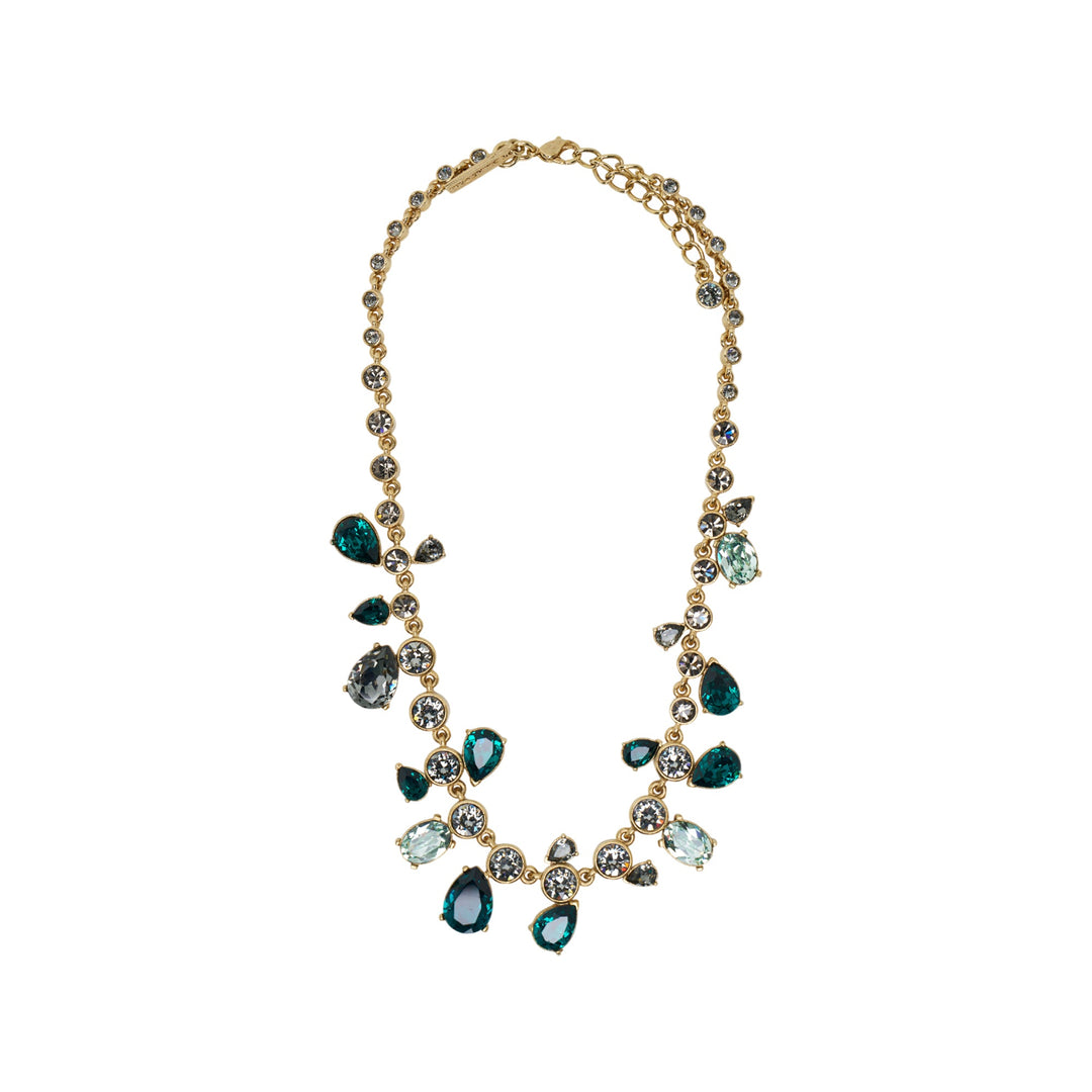 Asymmetrical Crystal Cactus Necklace