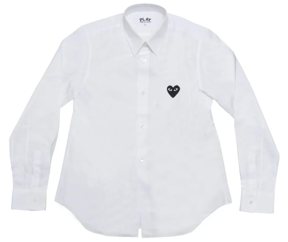 Comme des garcons black and white long sleeve hotsell