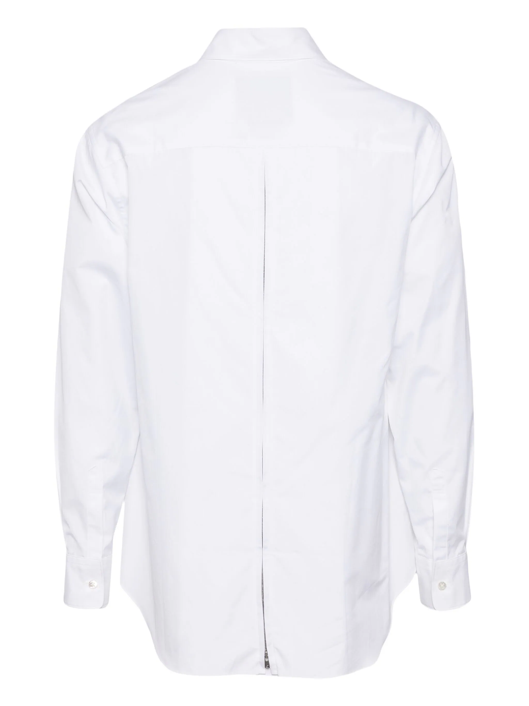 Áo sơ mi xếp ly có khóa kéo