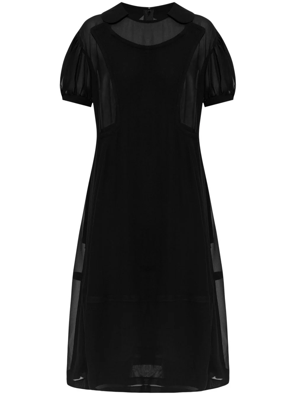strapless open back dress Edeline Lee Georgette Dress Cornflower main image 1