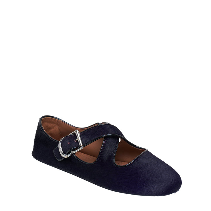 Giày ballet đế bằng chéo