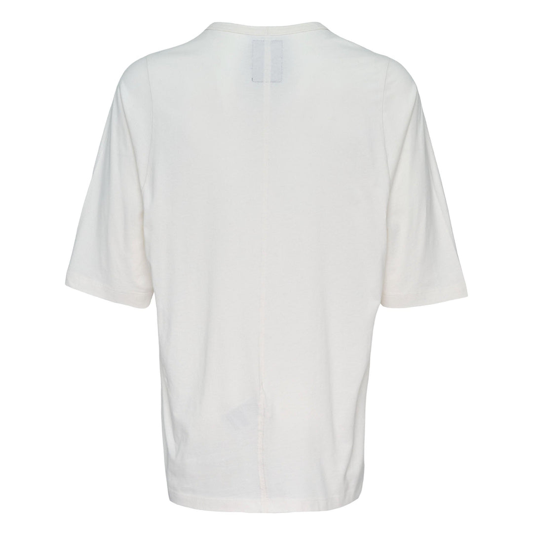 Áo thun cổ tròn đan móc