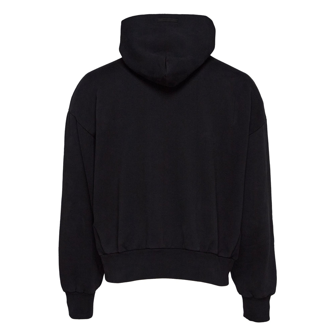 Áo sweatshirt nam cổ điển bằng fleece dày, co lại