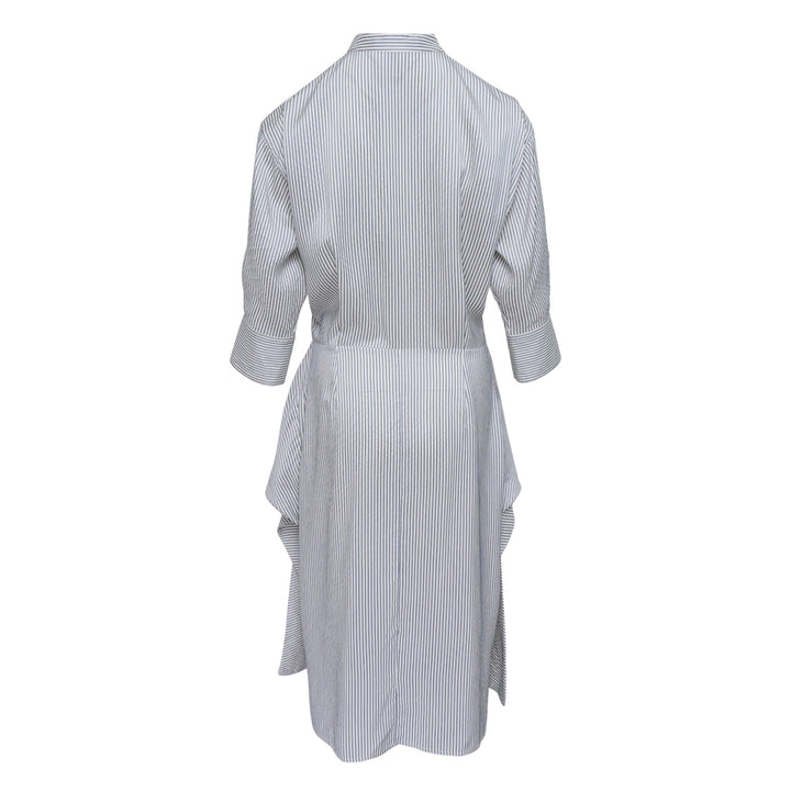 Đầm dây buộc eo kẻ sọc