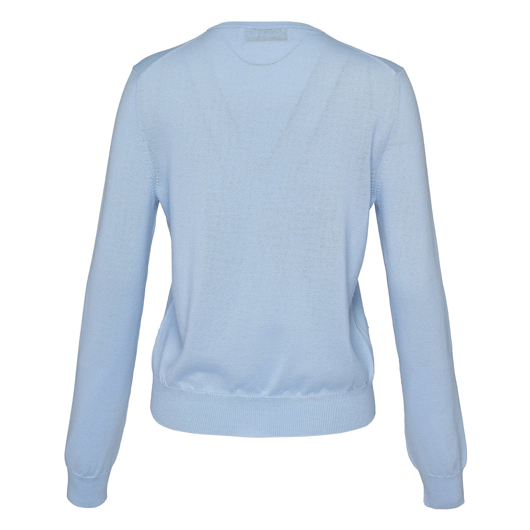 Áo khoác cardigan tay dài thêu hoa lan