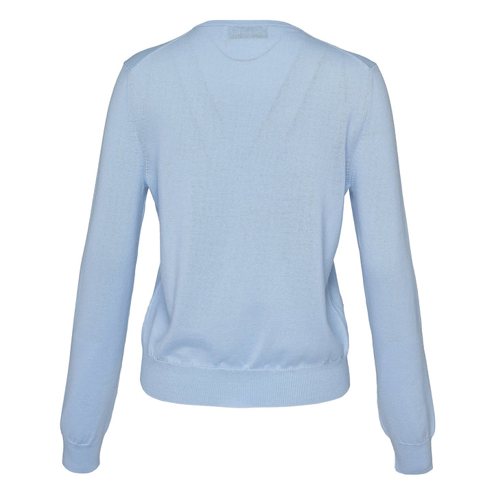 Áo khoác cardigan tay dài thêu hoa lan