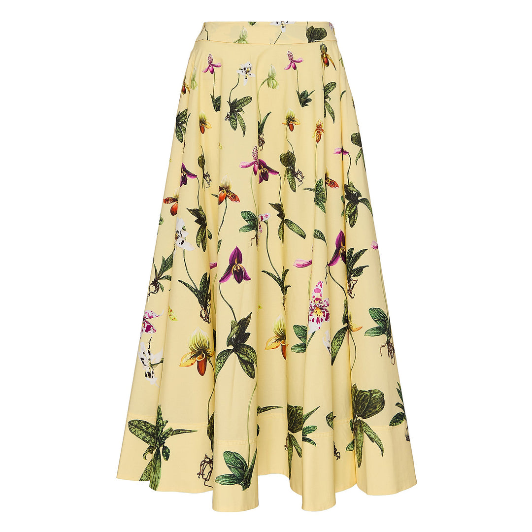 Váy xòe Poplin Hoa Lan