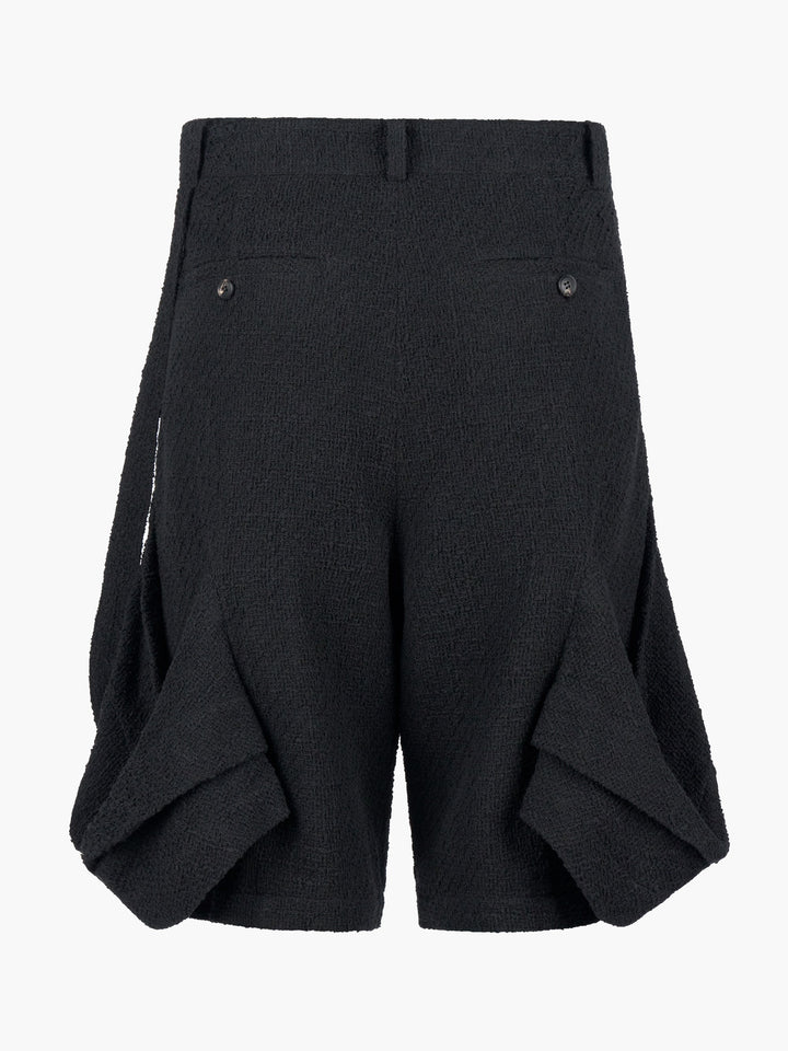 Layered Panel Strap Shorts