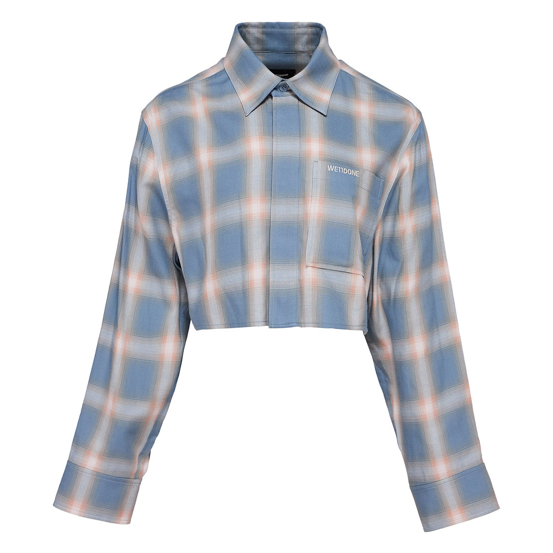 Sky Womens Cropped Shirt